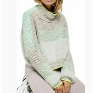 Free People Sunbrite Mock Neck Sweater
